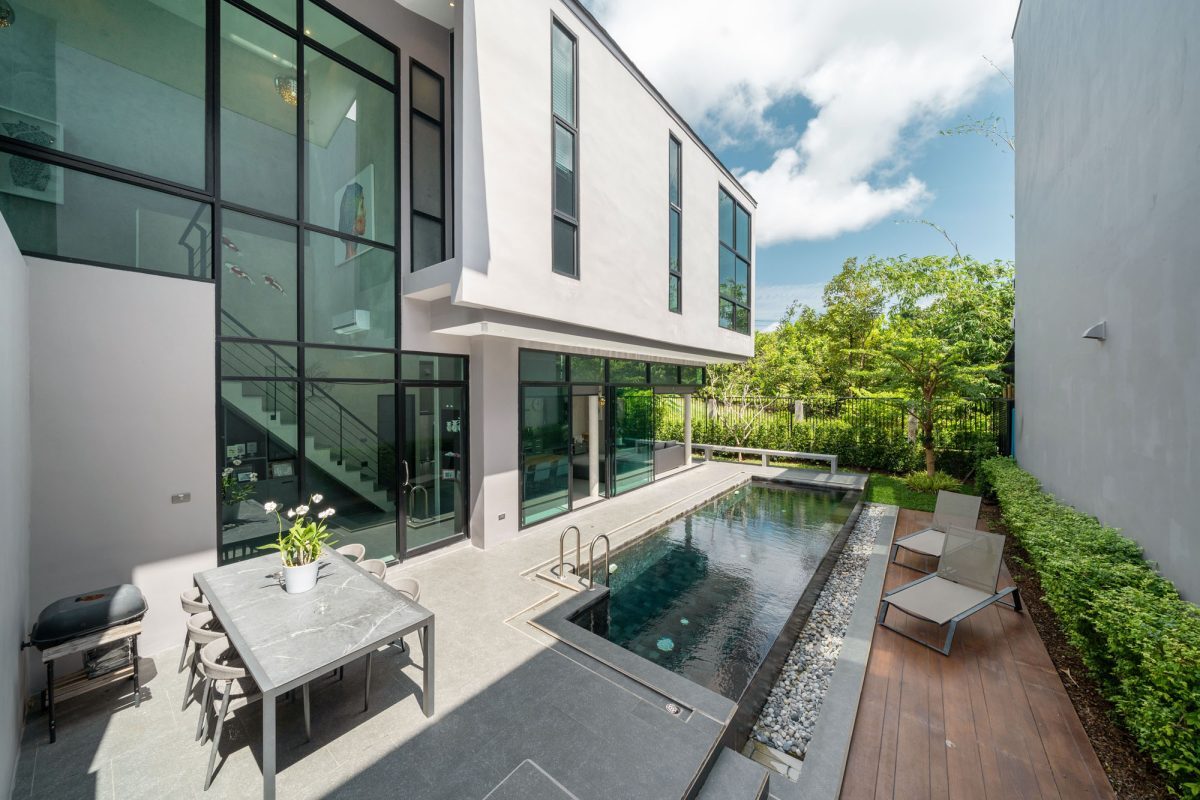 Elegant Private Pool Villa with Tropical Garden Views