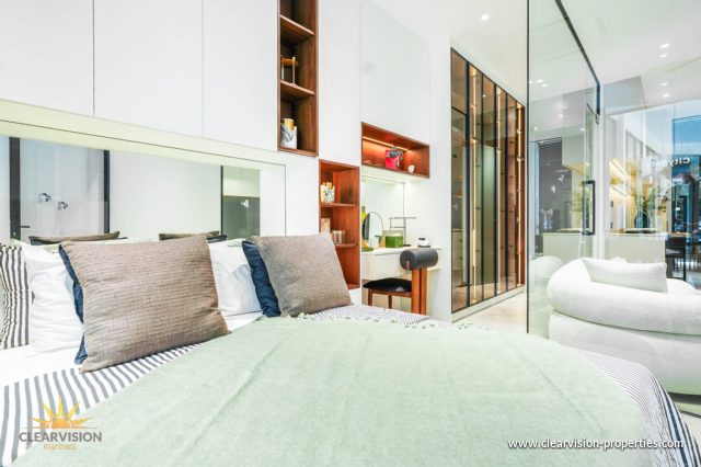 Modern Residence with Landscaped Courtyards and Pools - Type 1-Bed