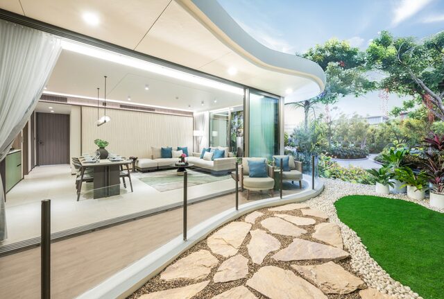 ellness-Focused Beachfront Residence with Private Rooftop Pool