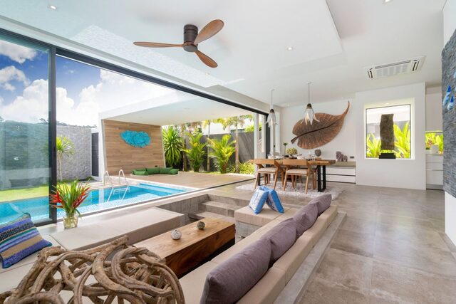 Luxury Tropical Villa with Private Pool Near the Beach