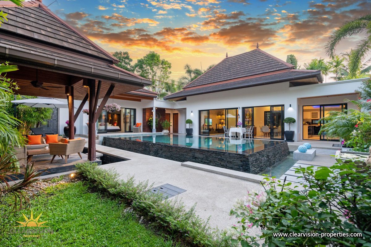 Thai-Inspired Private Pool Villa with Tropical Garden