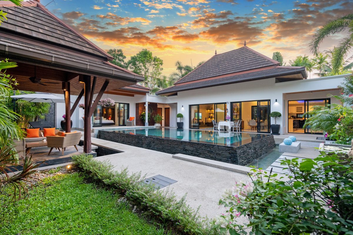 Thai-Inspired Private Pool Villa with Tropical Garden