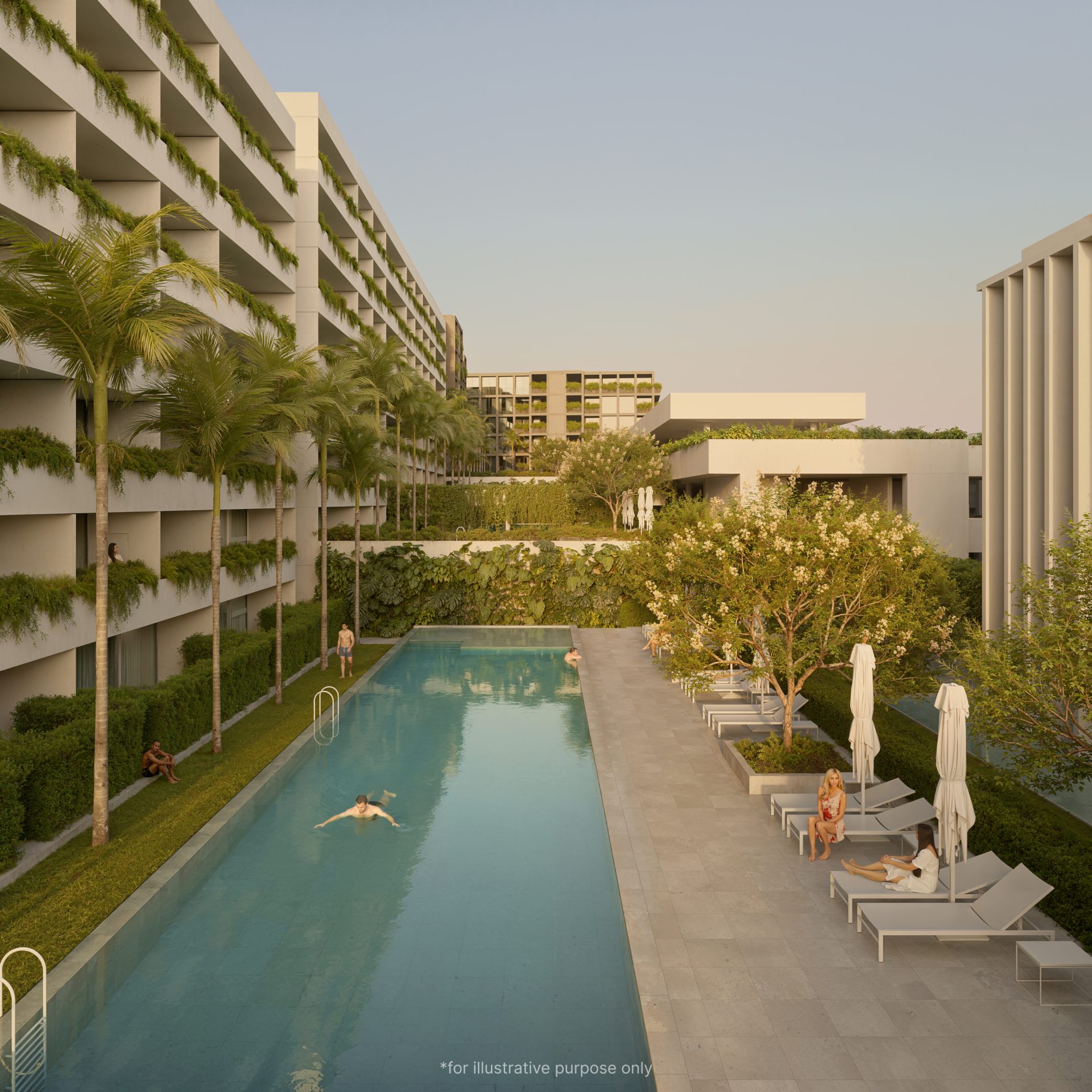 Integrated Residential District Surrounded by Nature