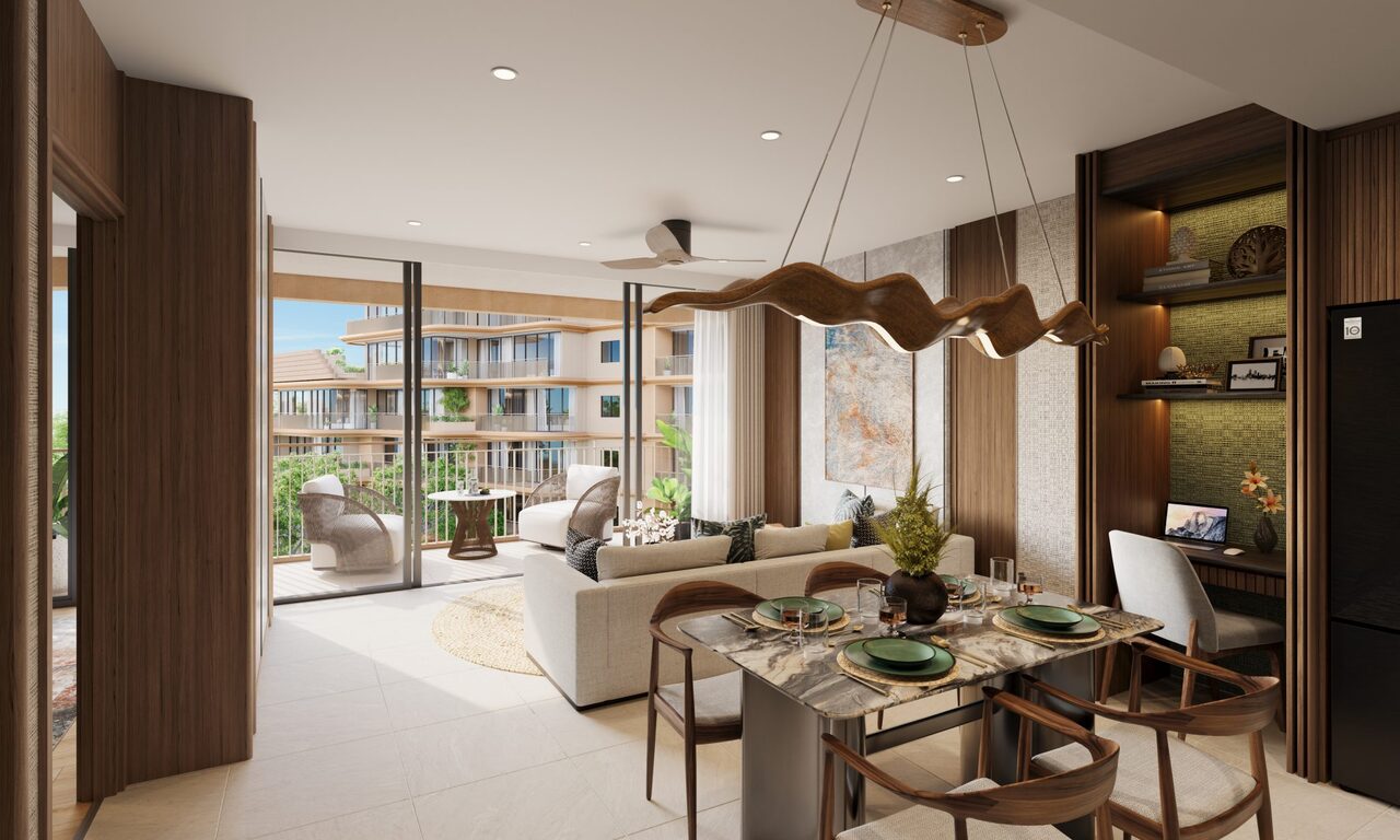 Contemporary Residence Framed by Green Fairways