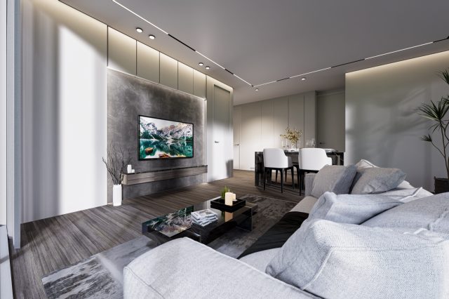 Contemporary Coastal Residence with Rooftop Facilities