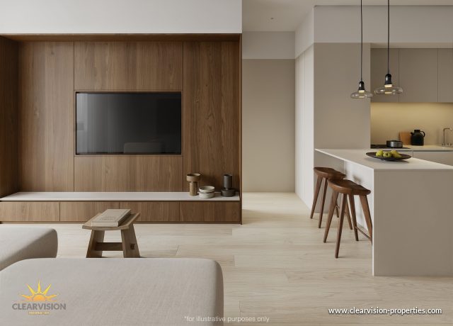 Modern Island Community Blending Living Work and Leisure - 1 Bed Type D2