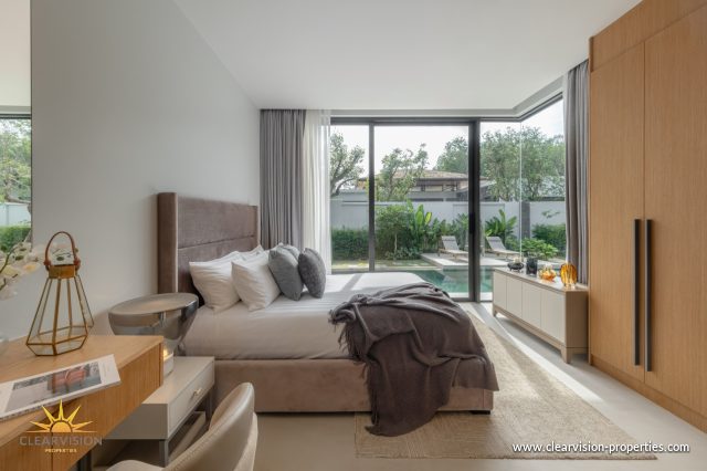 Modern Tropical Pool Villa with Serene Garden Views - A