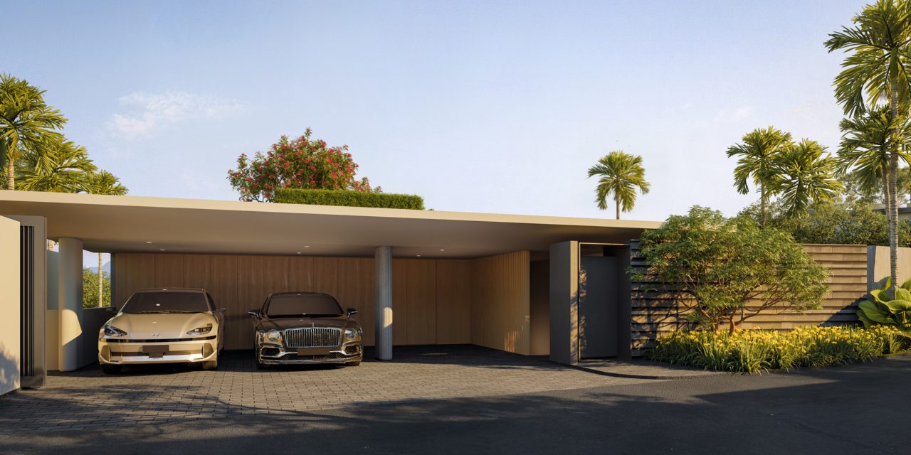 Nature-Integrated Residence with Expansive Ocean Views