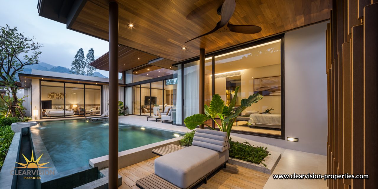 Wellness-Focused Villa Retreat with Mountain Backdrop