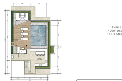 2 Bedroom Penthouse Duplex (2)