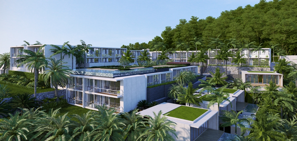 Sea View Condominium Project on Karon Hill