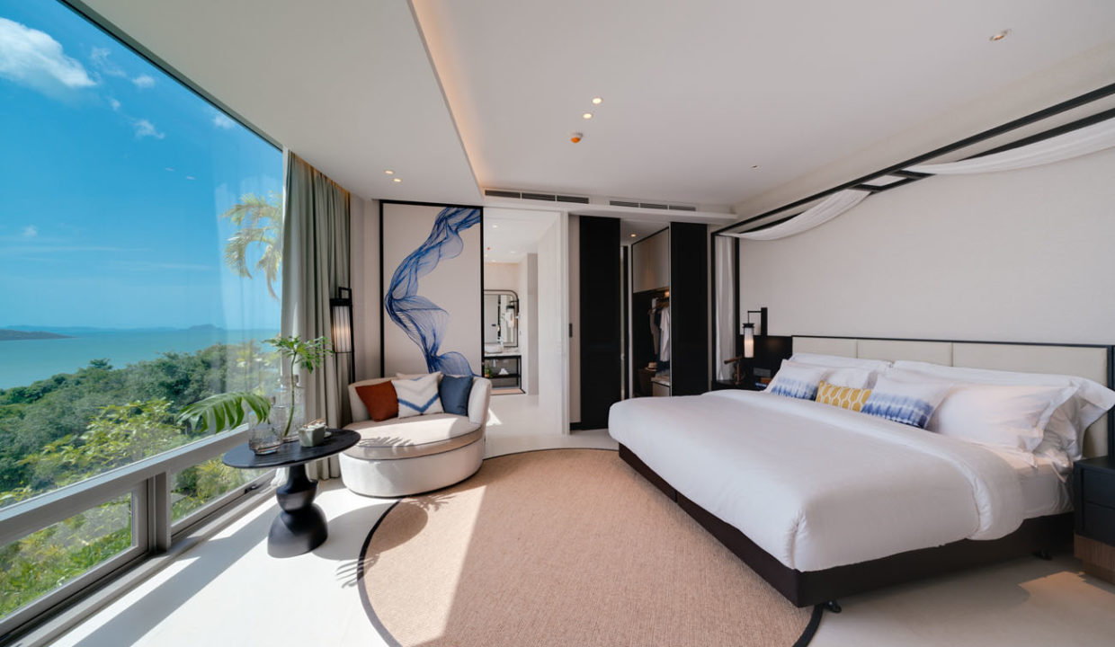 Pool Villa A_Bedroom with Seaview