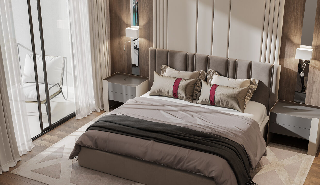 1 Bed 52 Sq.m:  Modern Stylish design condo- Bedroom
