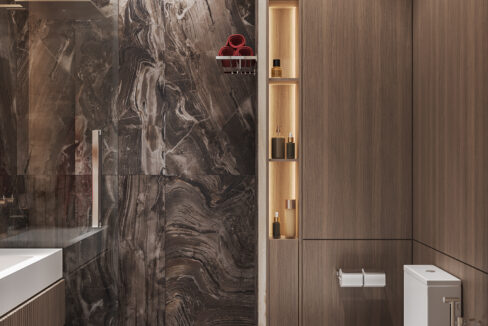 1 Bed 52 Sq.m: Modern Stylish design condo-  Bathroom