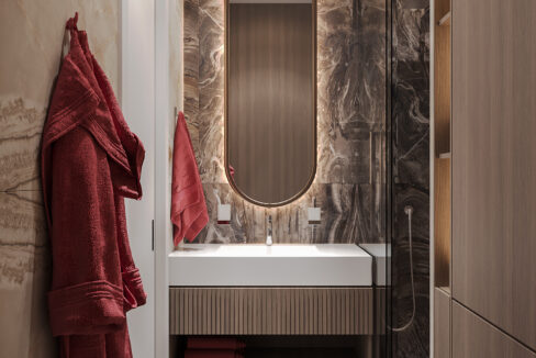 1 Bed 52 Sq.m: Modern Stylish design condo- Bathroom