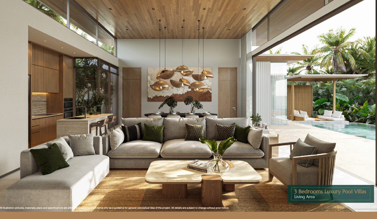 02 Naturale-3 Bedrooms Villa- Living Area