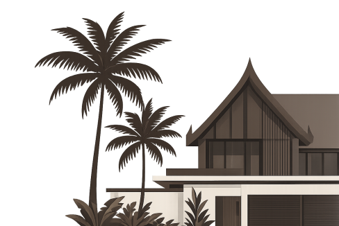 ClearVision Thai house illustration